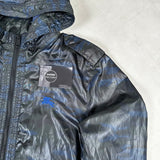 Black Label Camo Hooded Jacket Blue