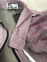 Seersucker Nylon Weft Overshirt Pink