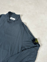 Lightweight Roll-neck Jumper Grey