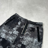 Grid Camo Econyl Shorts Grey
