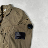 Flatt Nylon Zip Overshirt Brown