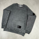 Dust Colour Finish Sweatshirt Grey