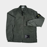 Nylon Metal Pocket Overshirt Green