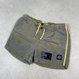 Nylon Metal Swim Shorts Yellow