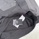 Colour Block Zip Pocket Sweatshirt Grey
