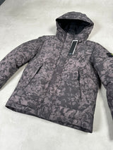 Hooded Down Jacket Camoflauge