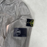 Nylon Metal Overshirt Silver
