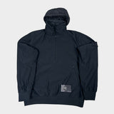 Ghost Nylon Cotton 3L 1/2 Zip Smock Black