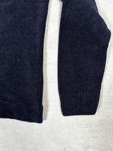 Chenille Knit Lens Jumper Navy