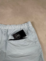 Brushed Cotton Swim Shorts Light Blue