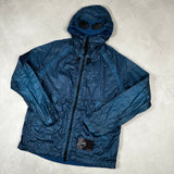 Nyber Goggle Hooded Jacket Blue