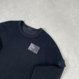 Ghost Wool Crewneck Sweatshirt Black