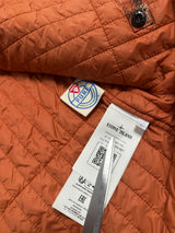 Earth Mapping Camouflage Jacket With Primaloft Insualtion Orange