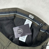 Stretch Twill Cotton Cargo Shorts Khaki