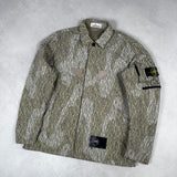 Naslan Rain Camo Overshirt Beige
