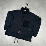 Grid Check Smock Navy