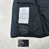 Opaque Nylon Tela Hooded Gilet Navy