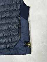 Garment Dyed Micro Yarn Down Gilet Navy
