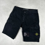 SL Fit Cargo Shorts Black