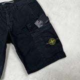 SL Fit Cargo Shorts Black