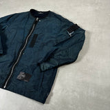Shadow Project Nylon Metal Spider Bomber Jacket Blue