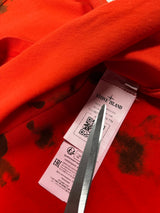 Hand Colouring Camouflage T - Shirt Red