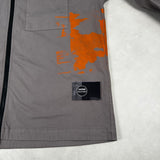Supima Cotton Poster Four Print Overshirt Grey