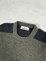 Block Knit Sweatshirt Multi