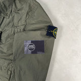 Garment Dyed Crinkle Reps NY Overshirt Green