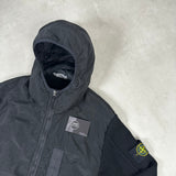 Nylon Metal Primaloft - TC Hybrid Knit Hooded Jacket Black