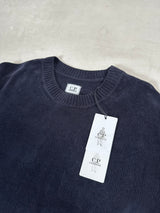 Chenille Knit Lens Jumper Navy