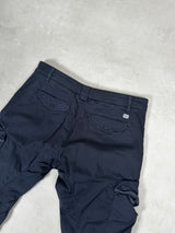 Ergonomic Fit Cargo Trousers Navy