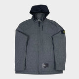 Poly Wool Blend Jacket Grey