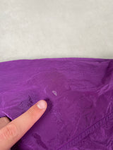 Nylon Metal Smock Pullover Purple