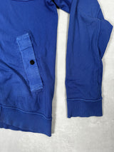 Hooded Zip Sweatshirt Blue