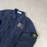 Nylon Metal Lined Overshirt Navy