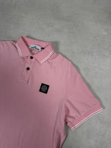 Short Sleeve Polo Shirt Pink