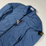 Stone Island - Garment Dyed Crinkle Reps NY Overshirt Blue