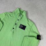 Garment Dyed 1/4 Zip Sweatshirt Green