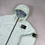 Membrana 3L TC Hooded Jacket Light Green