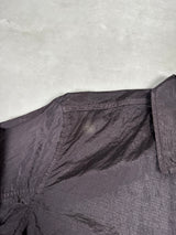 Nylon Metal Ripstop Overshirt Purple