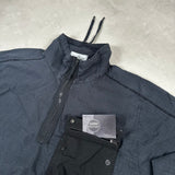 Grid Check Smock Navy