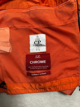 Chrome Zipped Overshirt Orange