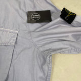 Washed Canvas Overshirt Lavender
