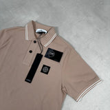 Short Sleeve Polo Shirt Dust Pink