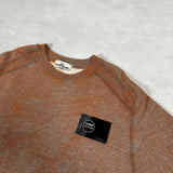 Dust Colour Finish Sweatshirt Rust Orange