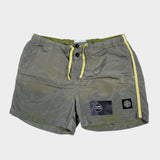 Nylon Metal Swim Shorts Yellow
