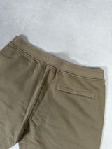 Cotton Fleece Joggers Beige
