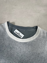 Hand Sprayed Crewneck Jumper Blue