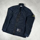 Nylon Metal Overshirt Navy